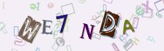 This is a captcha-picture. It is used to prevent mass-access by robots. (see: www.captcha.net)